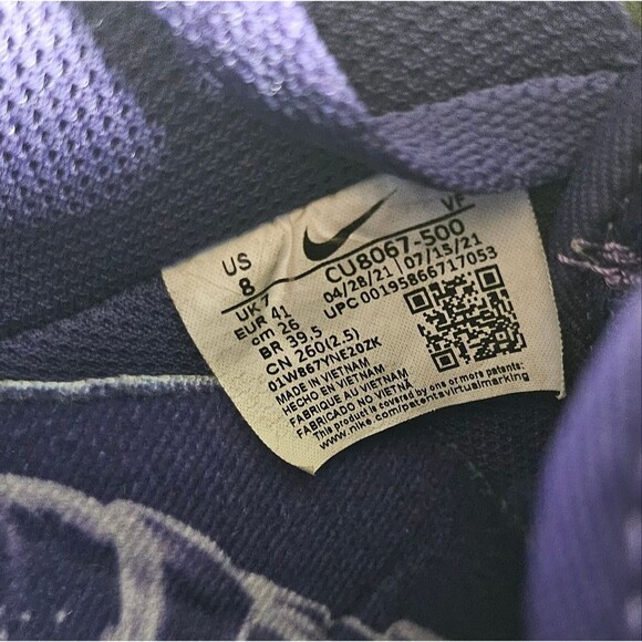 Nike AF 1 Low 'Purple Skeleton Halloween' - Picture 6 of 6